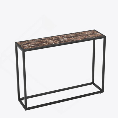 Versatile Console Table For Entrance, Corridor, And Living Room, Featuring High - End Edge Wrapping And Industrial Design