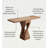 Sculptural Twisted Base Entryway Console Table-207153341