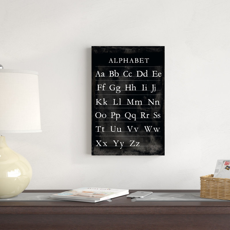 " Alphabet Chart " by Vision Studio, 12" H x 8" W