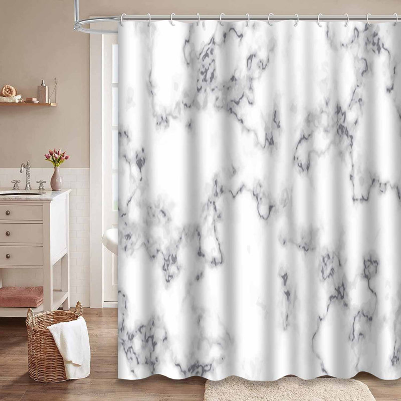 Rideau de douche Marble, L 72 po x l 78 po