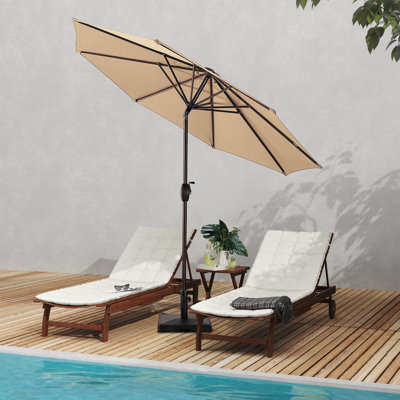 Parasol de marché avec base autoportante 108 po Pierpoint