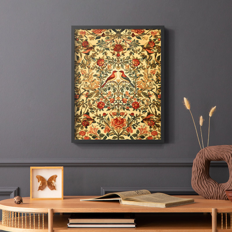 Série CDXL de la série WG-MR-MRRIS - Reproduction encadrée de qualité supérieure - Prêt à être accroché - Aucun clou requis