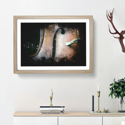 Curves of the Cello - Framed Print