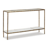 Hanriette 52'' Glass Top Console Table