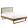 Willow Wood Platform Bed with Angular Frame