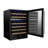 Trifecte Dual Zone 23.42'' 46 Bottle Wine Refrigerator with Reversible Door