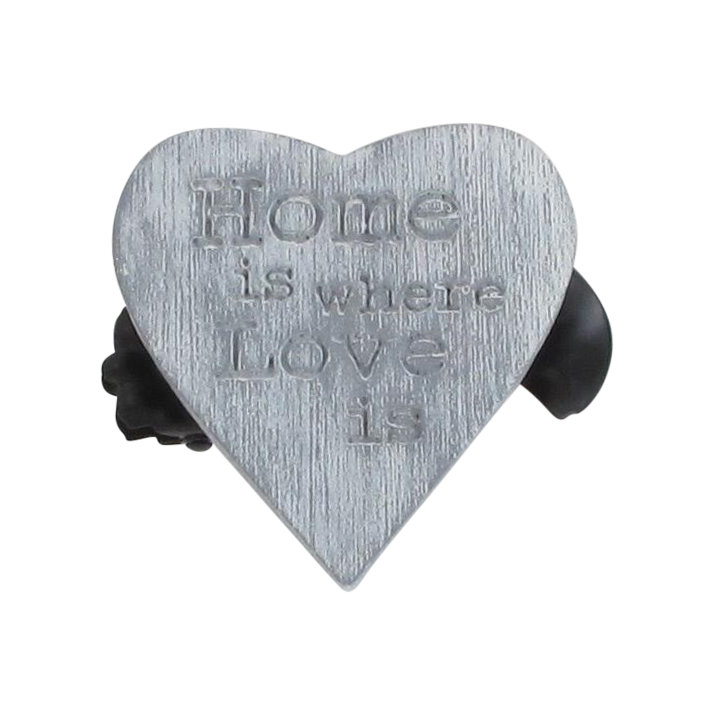Embrasse de rideaux en bois Amore, Gris