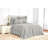 Emory Pewter Cotton Reversible Quilt-784663082-784582025