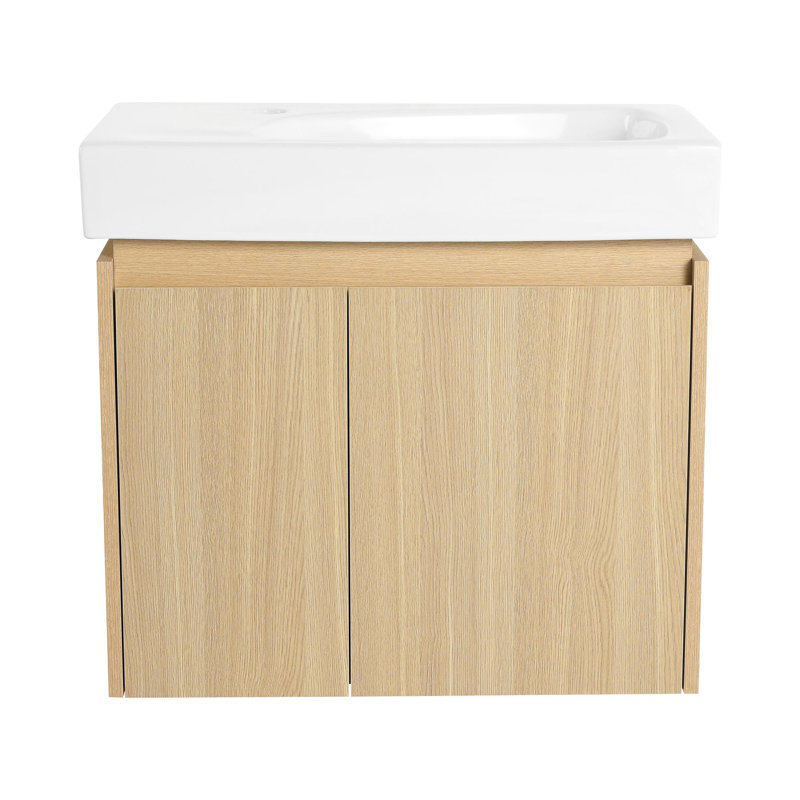 24'' Bathroom Vanity Set with Cabinetry, Oak
