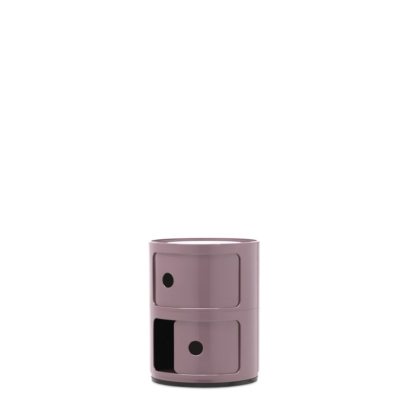 Componibili 2 Drawer Storage Drawer, Mauve