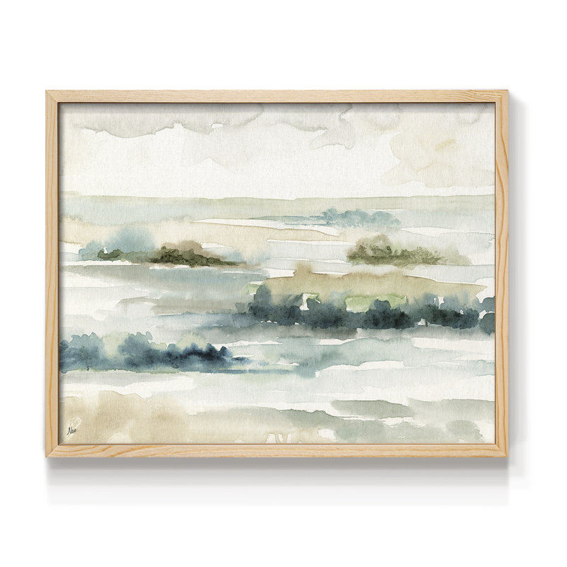 Pastel Panorama -Framed Print - Restickable, H 22 po x l 28 po, Naturel