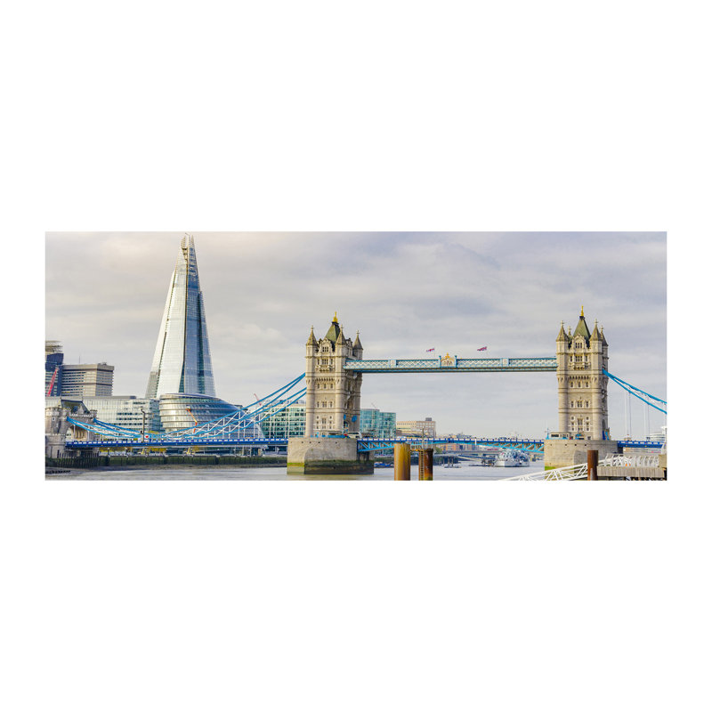 River Thames London - No Frame Print on Canvas
