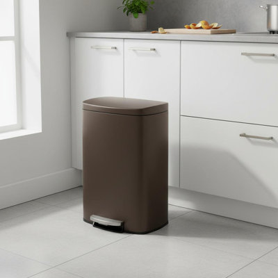 Stainless Steel Step On Kitchen Rubbish Bin