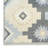 Marther Flatwoven Wool Ivory Blue Modern Indoor Rug-17683358