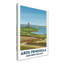 Ards Peninsula, Northern Ireland - Romantic Coastal Escape Travel Poster. Giclee Print on Wrapped Canvas. Wall Art, Home Decor - Regions & Scenic Areas, Northern Ireland 1 Piece Wrapped Canvas Wall Art-372562871