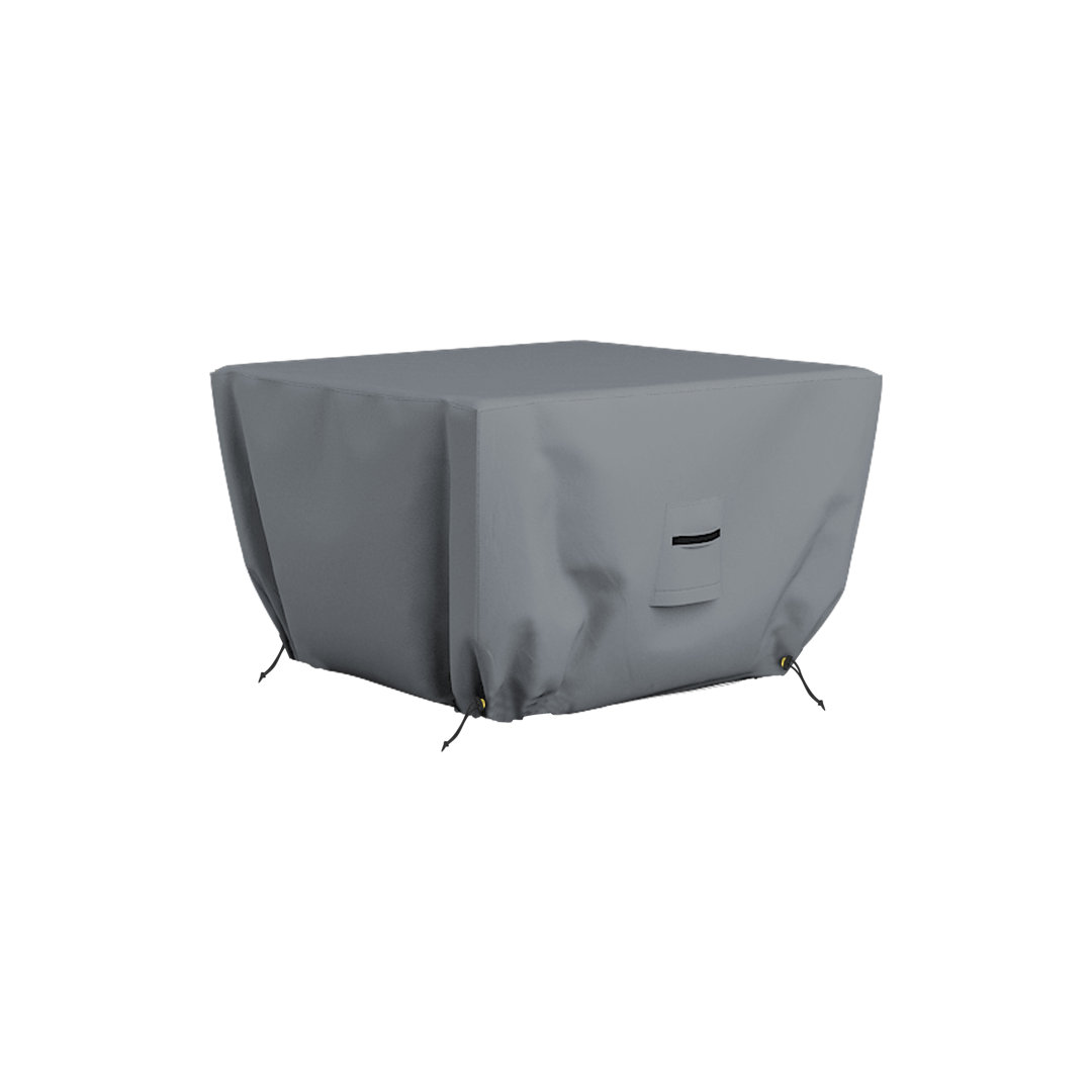 Heavy Duty Multipurpose Outdoor Square Fire Pit Cover, Durable & UV Resistant Patio Waterproof Cover Arlmont & Co. 