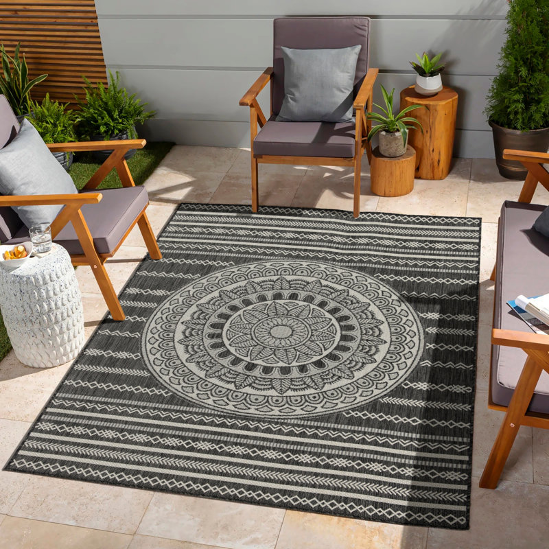 7 Ft. 10 In. X 10 Ft. 3 In. Indoor/Outdoor Area Rug, Rectangle 7'10" x 10'3"