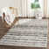 Bethlyn Striped Ivory/Charcoal Area Rug