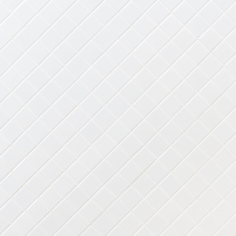 Silica White x 12 in. x 12 in. Matte Porcelain Mosaic Floor and Wall Tile