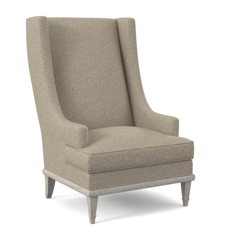 Fauteuil à oreilles 30 po Dublin, Bisque, Neige Polly