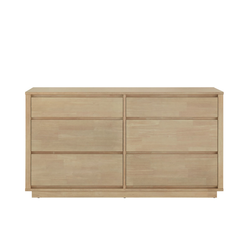 Ismail Danish-Inspired Modern 6-Drawer Dresser