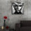  Art mural en verre 24 "x 24"