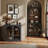 Set of 2 72" Tall Modern Wood 6-Tier Bookshelf, Ebony-120112845