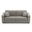 Canapé-lit à accoudoirs larges en cuir véritable à grain large de 85 po avec matelas en mousse à mémoire de forme Cappella-1071349465