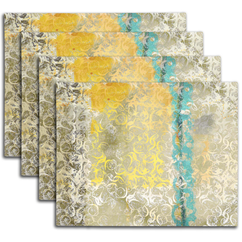 Ensemble de 4 napperons Sping