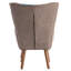 Upholstered Accent Chair with Footstool