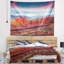 Tapisserie en polyester paysage d'automne dans les Carpates avec accessoires de suspension inclus-28491916