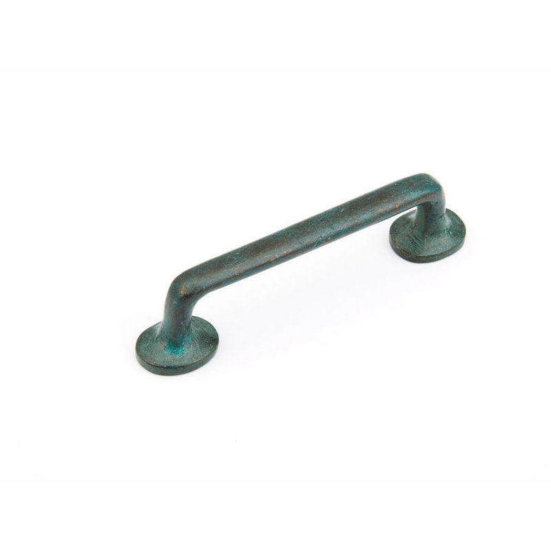 Mountain 6" Center to Center Bar Pull, Verde Imperiale, 4"