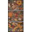 "Fleurs abstraites rustiques" 3 pièces-100136332-100136331