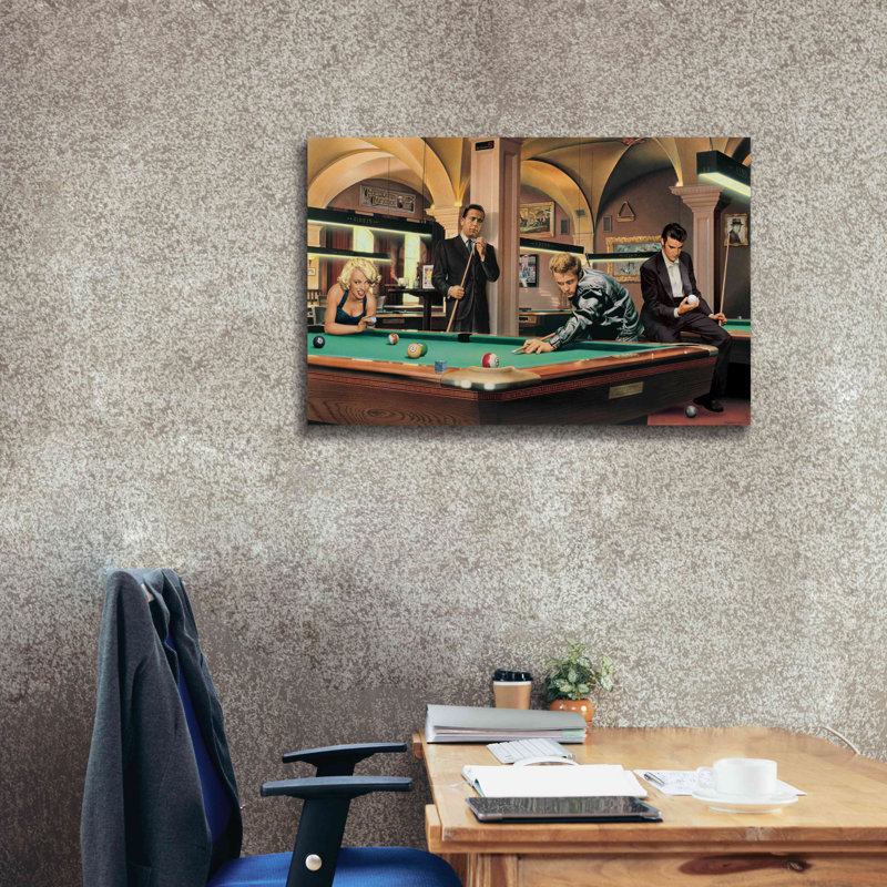 Sur toile, H 26 po x l 40 po x P 1,5 po