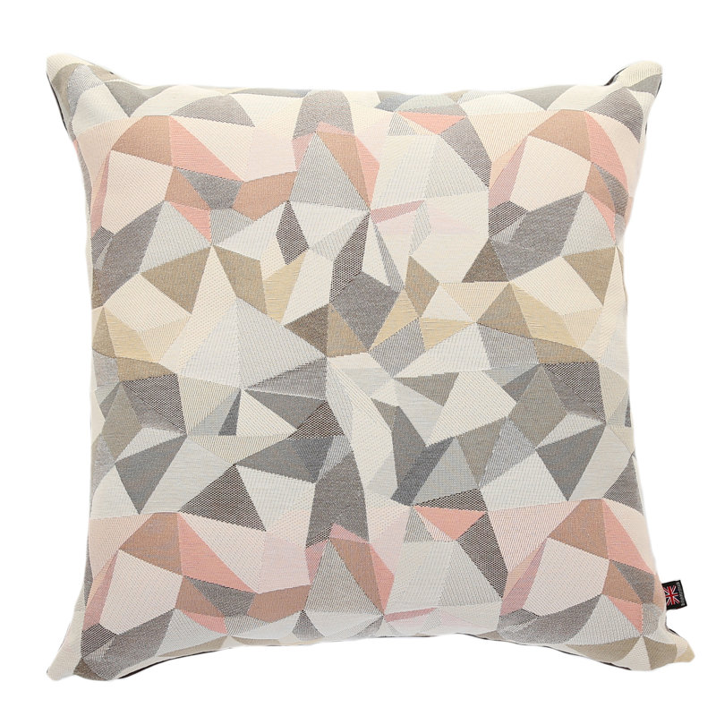 Amaryllis Geometric Square Throw Cushion, Medium