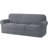 4 Piece Stretch Jacquard Couch Cover, Sofa Slipcover for 3 Cushion Couch, Machine Washable Furniture Protector(Sofa, Light Gray)-1400389076