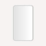 Recessed or Surface Mount Framed Medicine Cabinet with 4 Adjustable Shelves