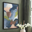 «Soft Indigo Atmosphere II», reproduction encadrée - bois massif-1181179648-1181179774