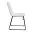 Chaise d'invité de bureau en cuir / polyester Lagan-1314206495
