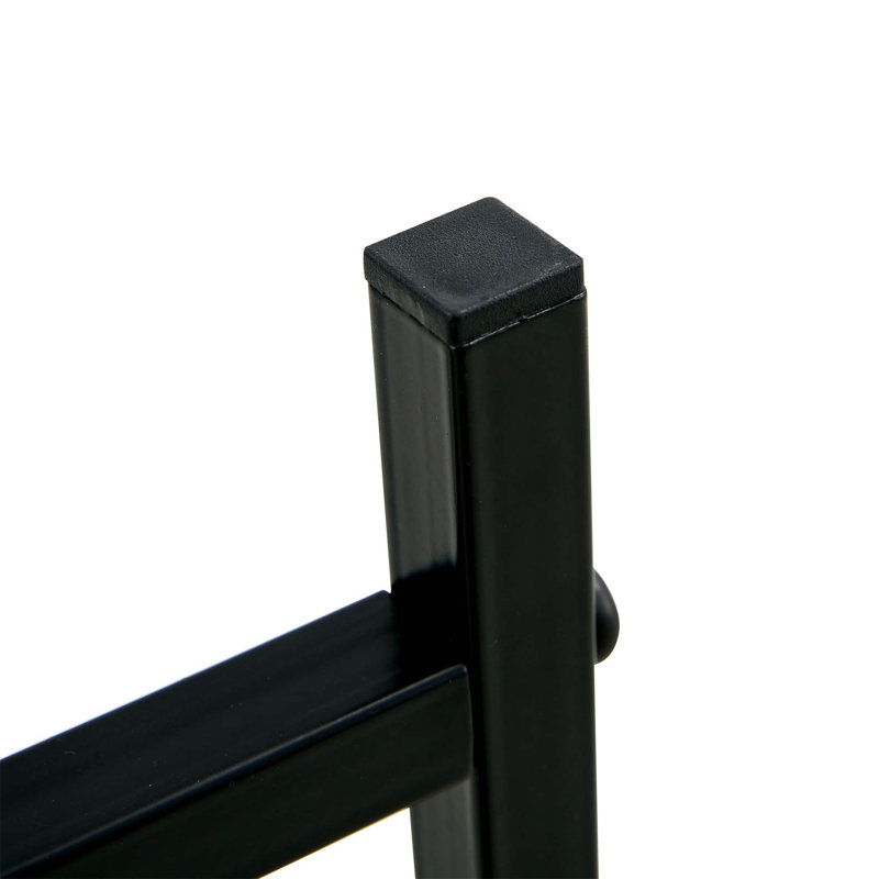 Table de bout Ixchell, Noir/transparent
