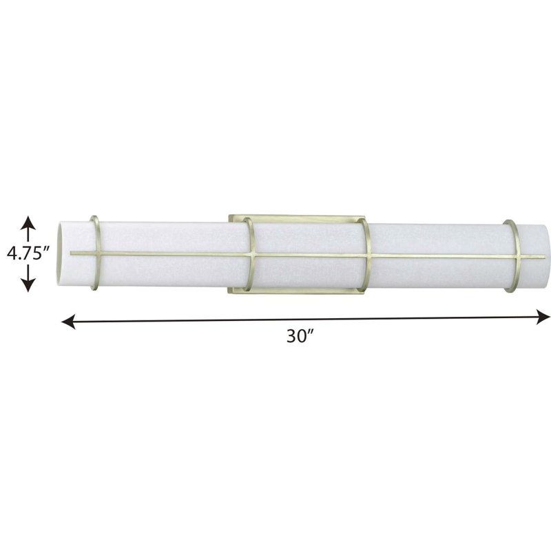 Arenstein Steel LED Flush Mounted Sconce, Silver Ridge