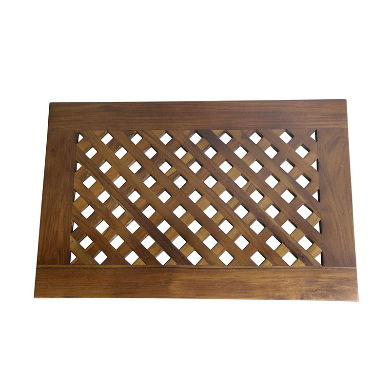 Burks Teak Bath Rug