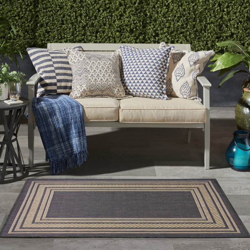 Dippold 2' x 3' Charcoal Modern Rug, Charcoal, Rectangle 2' x 3'
