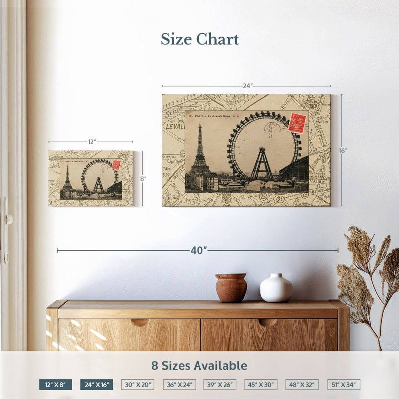 Sirci, destination Paris II, H 16 po x l 24 po
