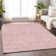 Premium Machine Washable Prisco Pink Rug