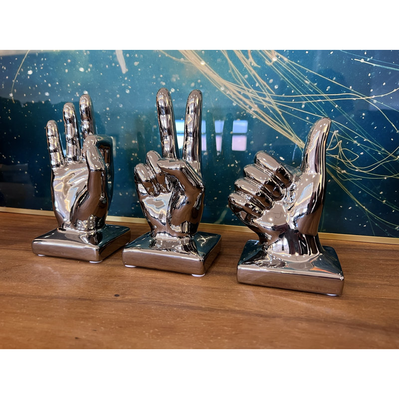 Karlie People Figurines & Sculptures, Chrome
