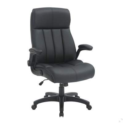 Medium Back Executive Office Chair with Flip-up Arms