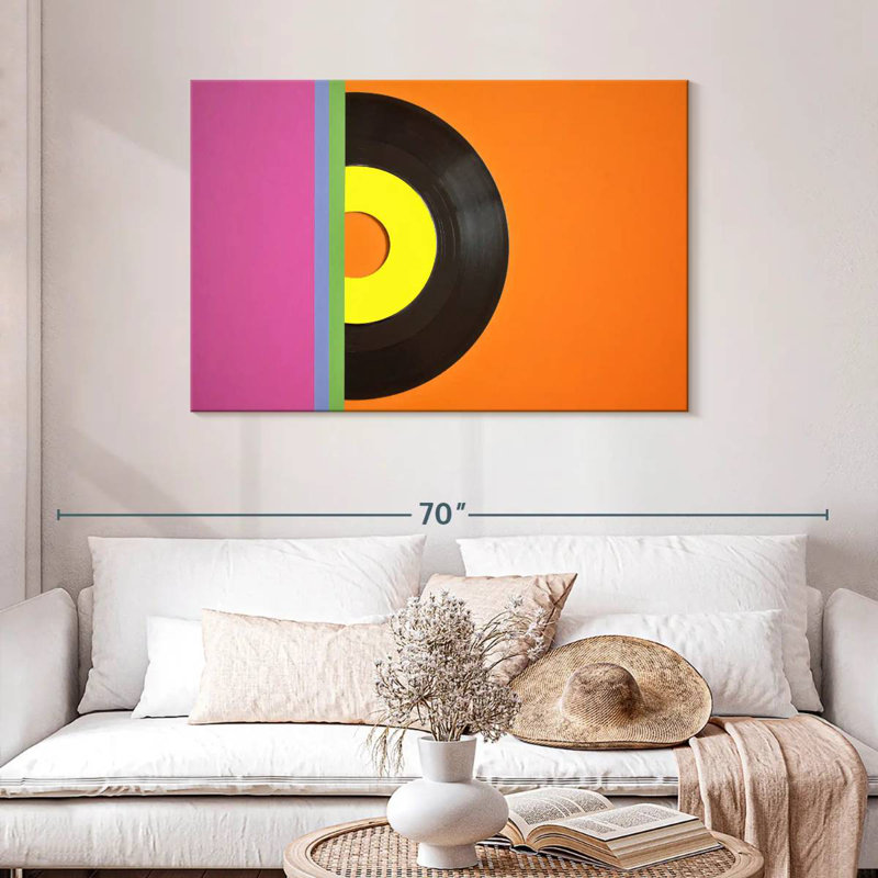 Abarca Vinyl Record Cover, 30" H x 45" W