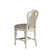 Colne Queen Anne Back Side Chair in Antique White/Brown