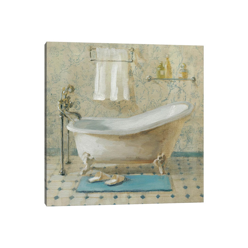 Victorian Bath III by Danhui Nai - Print on Canvas, Wrapped Canvas, 66.04 cm H x 66.04 cm W x 1.91 cm D
